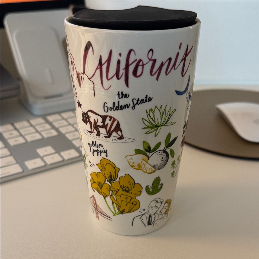 NWT Starbucks California Travel Mug - Picture 3 of 5